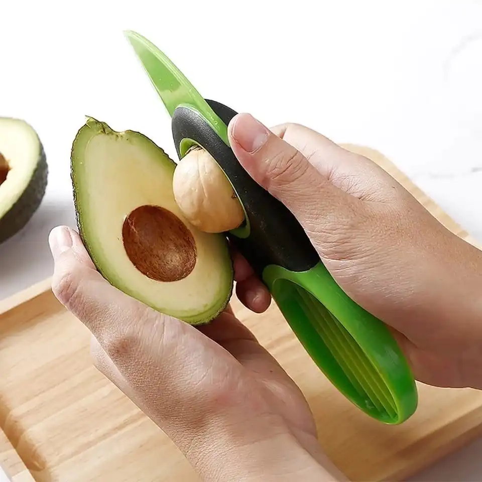 Cortadora de aguacate Cortadora de frutas 3 en 1 4