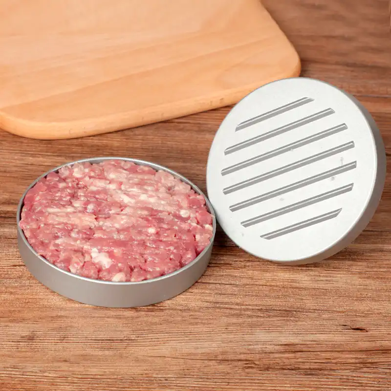 Prensa de molde para hamburguesa gourmet en aluminio 1