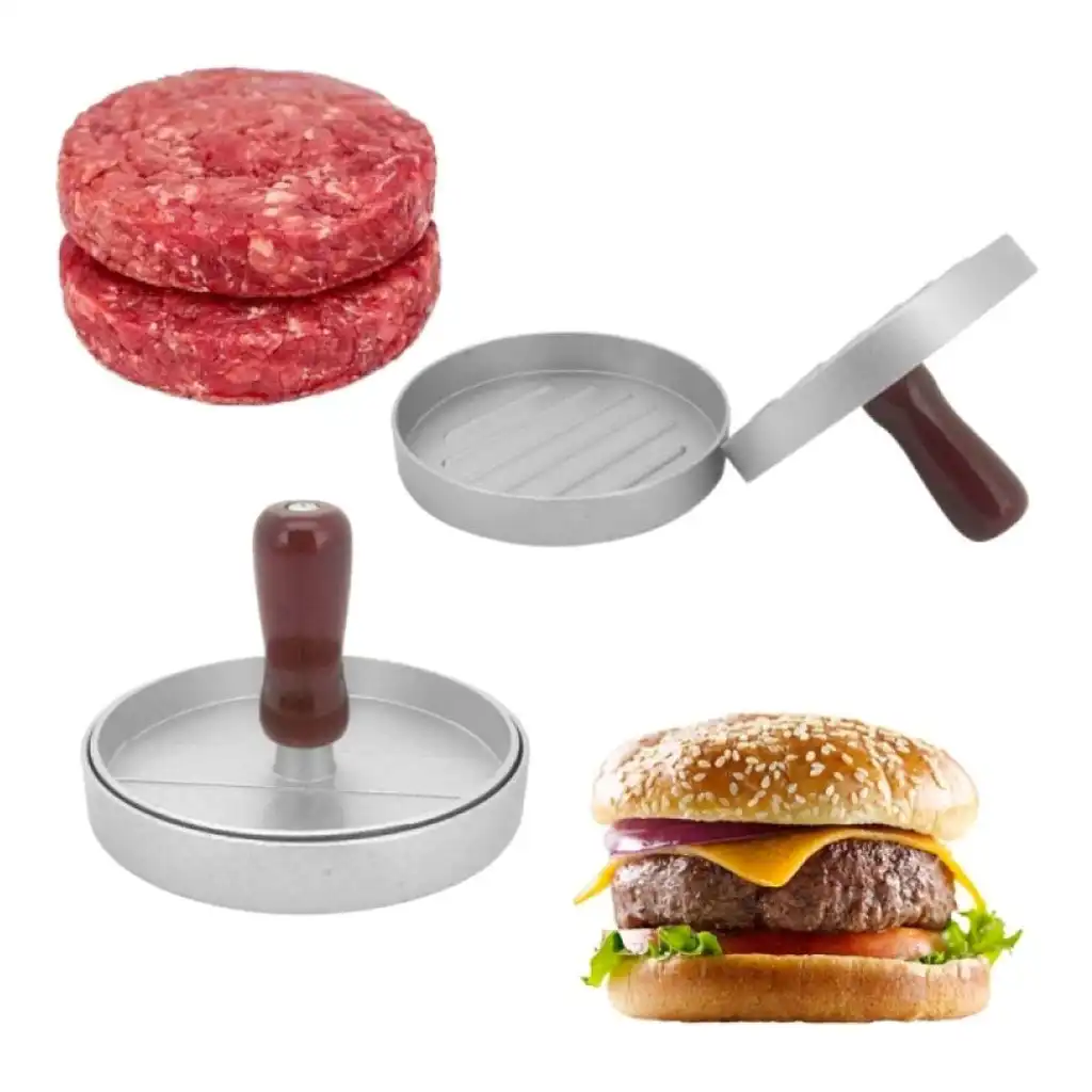 Prensa de molde para hamburguesa gourmet en aluminio 2