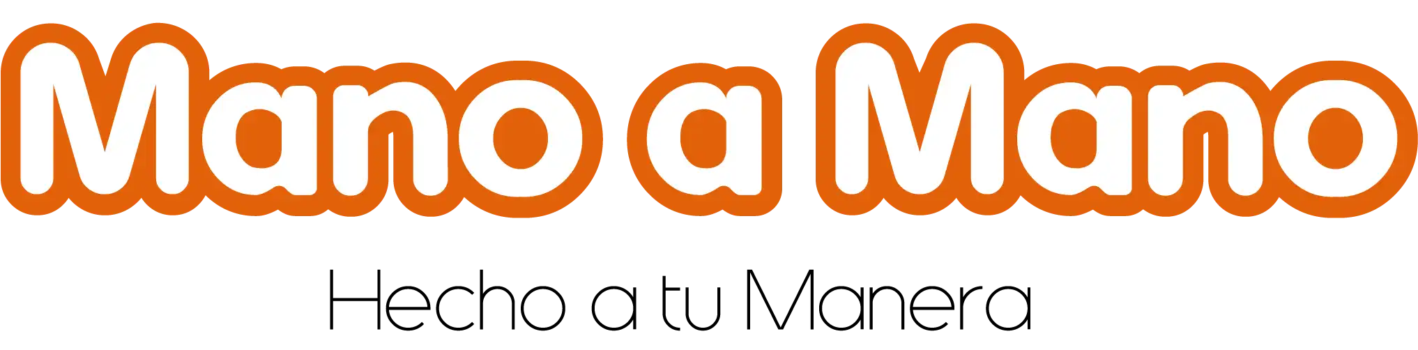 Logo horizontal Naranja Mano a Mano Colombia